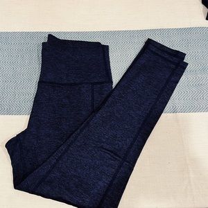 AERIE NAVY BLUE FLEECE LINED JOGGERS